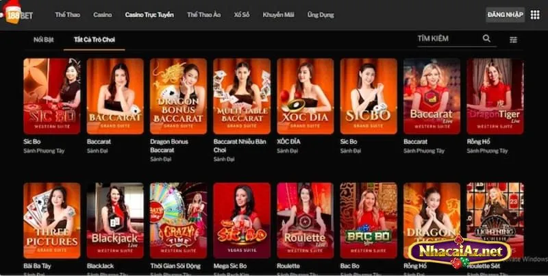 188BET  xứng đáng là thiên đường giải trí chất lượng nhất tại Việt Nam