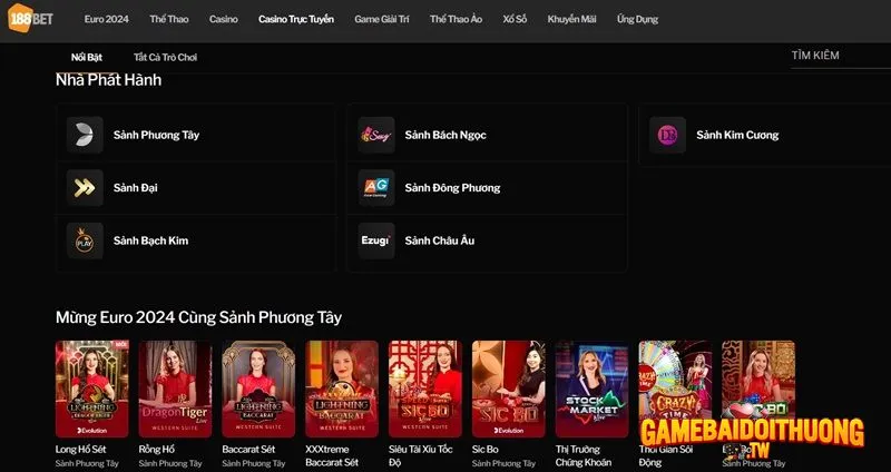 188Bet là trang cược casino online uy tín